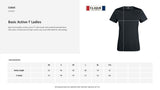 UUSI HONKA ACTIVE -T  BLACK - NAISET
