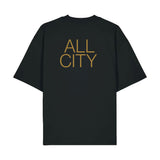 EBT OVERSIZE TEE - BLACK/GOLD