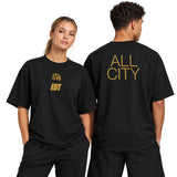 EBT OVERSIZE TEE - BLACK/GOLD
