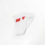 EBT SOCKS, white