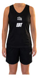 EBT REVERSIBLE SHIRT WOMENS, black/white