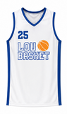 LOU BASKET PELIPAITA UNISEX - WHITE