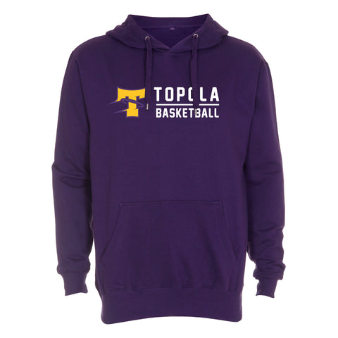 TOPOLA Hooded sweat, purple, unisex